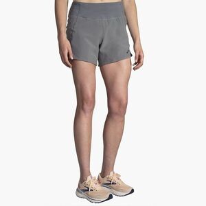 Brooks 5” Chaser Shorts Heather Charcoal Size XL New With Tags